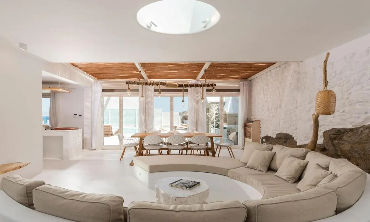 Luxury Ocean View Villa Mykonos Town Centre Yunanistan