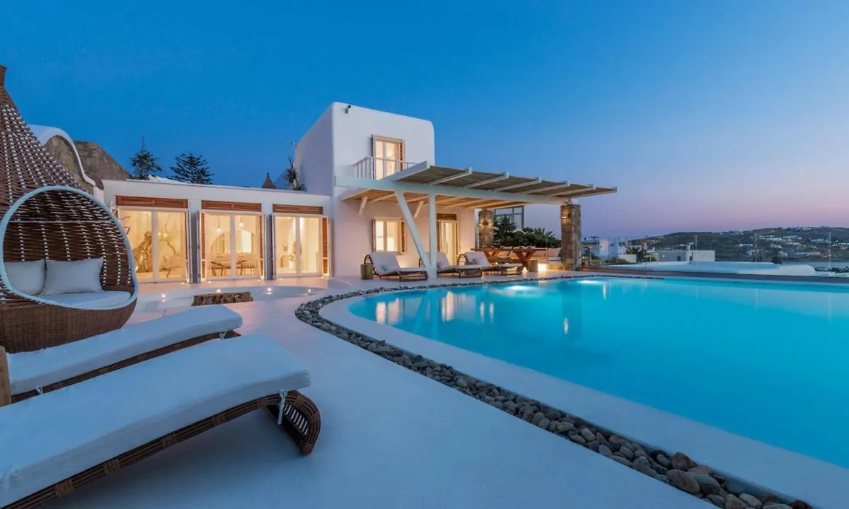 Luxury Ocean View Villa Mykonos Town Centre