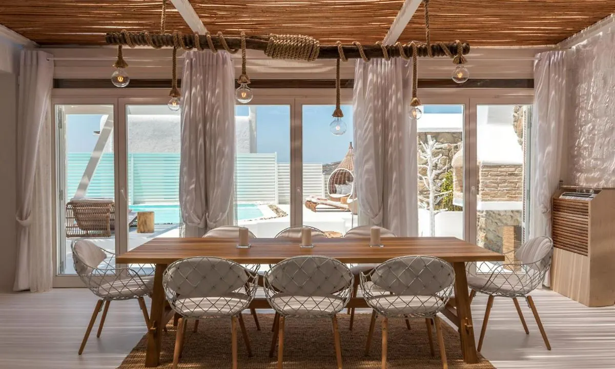 Luxury Ocean View Villa Mykonos Town Centre Yunanistan